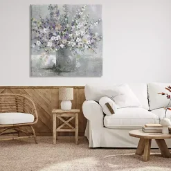 Blossoming Aster Bouquet Canvas Print, 36x36 in.