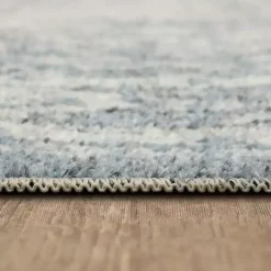 Blue and Cream Blackwell Area Rug, 6x9