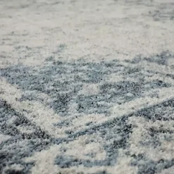 Blue and Cream Blackwell Area Rug, 8x10