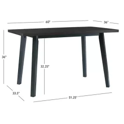 Blue and Gray Wood Aliza Counter Height Table