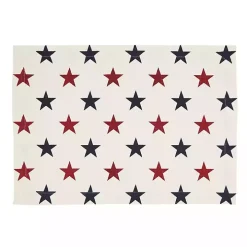 Blue and Red Americana Stars Placemats, Set of 4