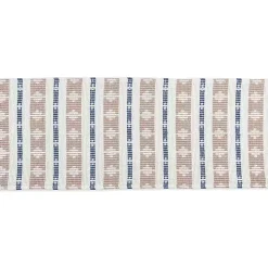 Blue and Stone Diamond Table Runner, 108 in.