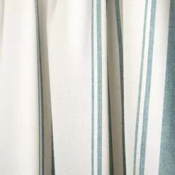 Blue and White Farmhouse Stripe Valance