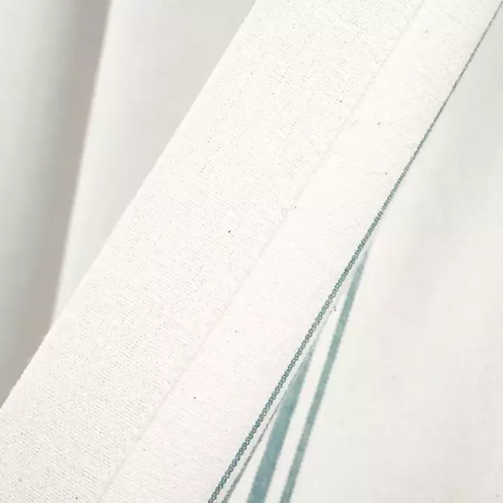 Blue and White Farmhouse Stripe Valance