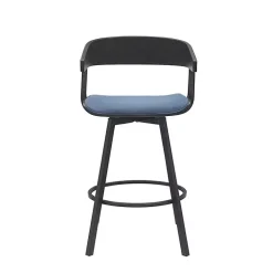 Blue Athena Swivel Counter Stool