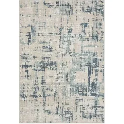 Blue Avalon Abstract Pattern Area Rug, 5x8
