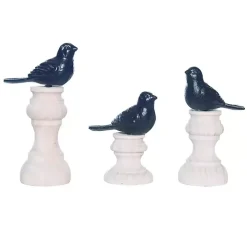 Blue Bird Figurines, Set of 3