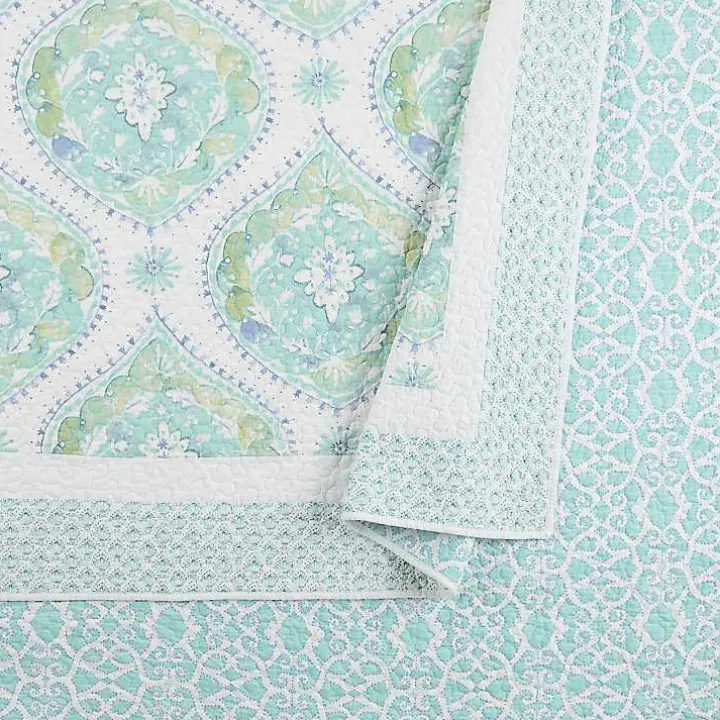 Blue Bohemian Breeze 3-pc. King Quilt Set