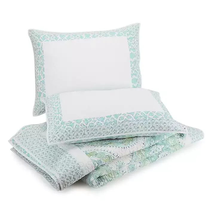 Blue Bohemian Breeze 3-pc. King Quilt Set