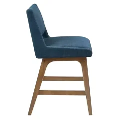 Blue Boomerang Modern Counter Stool