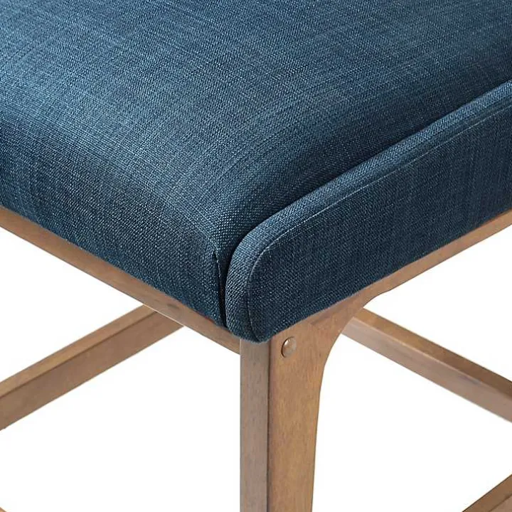 Blue Boomerang Modern Counter Stool