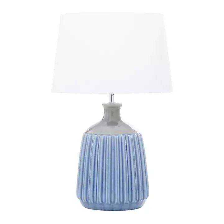 Blue Ceramic Breeze Table Lamp