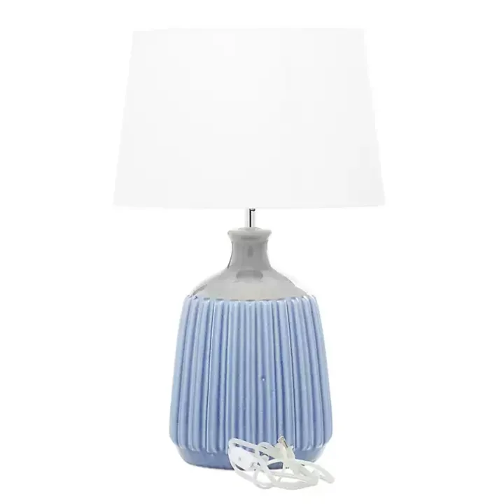 Blue Ceramic Breeze Table Lamp