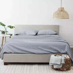 Blue Chambray 3-pc. Twin Sheet Set