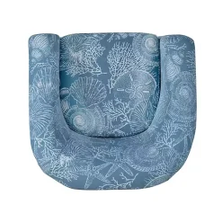 Blue Coastal Bonnie Swivel Accent Chair