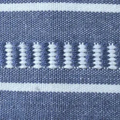 Blue Dash Stripe Indoor/Outdoor Pillow