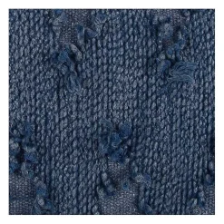 Blue Deconstructed Chevron Accent Pillow