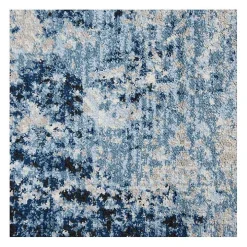 Blue Edward Overdyed Area Rug, 8x10