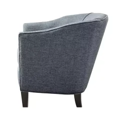 Blue Emery Barrel Accent Chair