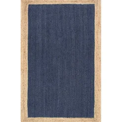Blue Everson Woven Area Rug, 8x10