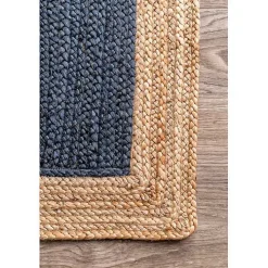 Blue Everson Woven Area Rug, 8x10
