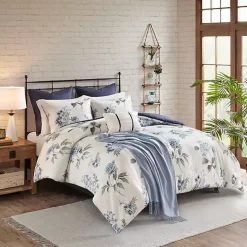 Blue Floral 7-pc. Full/Queen Comforter Set