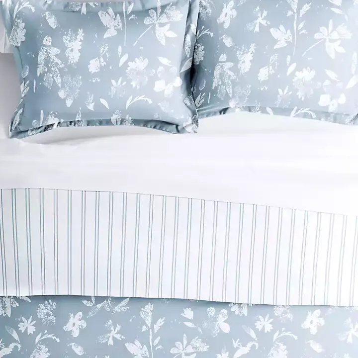 Blue Garden Farmhouse 3-pc. Queen Duvet Cover Set