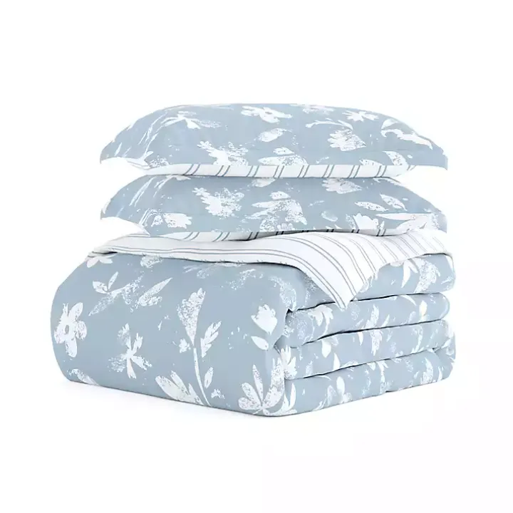 Blue Garden Farmhouse 3-pc. Queen Duvet Cover Set