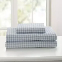Blue Gingham Queen 3-pc. Sheet Set