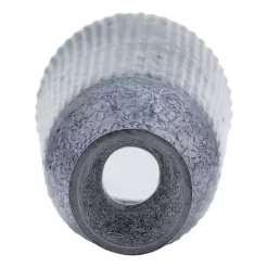 Blue Grooved Glass Vase, 20in