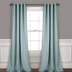 Blue Insulated Blackout Curtain Panel Set, 84 in.