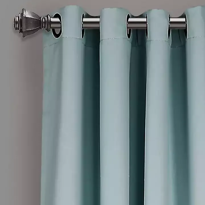 Blue Insulated Blackout Curtain Panel Set, 84 in.
