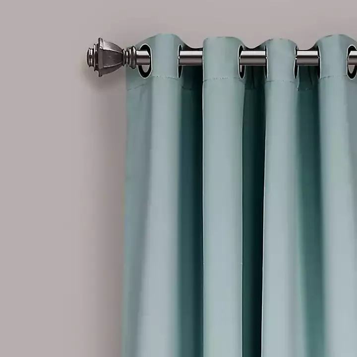 Blue Insulated Blackout Curtain Panel Set, 108 in.