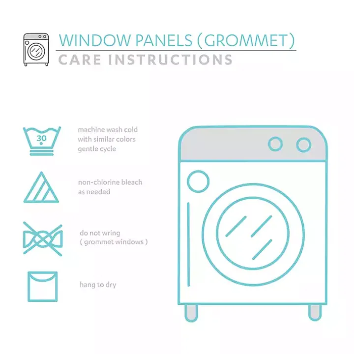 Blue Insulated Blackout Curtain Panel Set, 108 in.