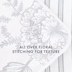 Blue Jacobean Reversible 3-pc. King Quilt Set