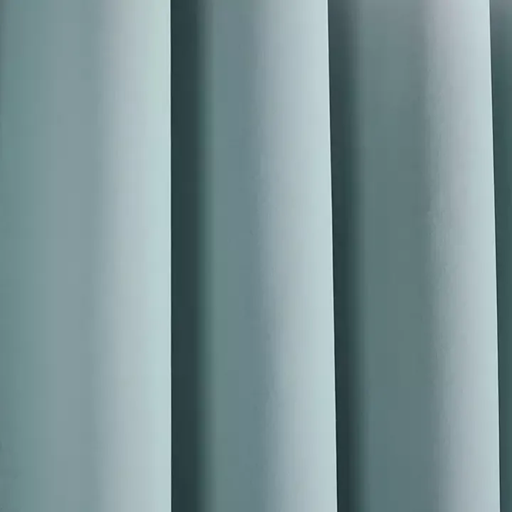 Blue Knotted Curtain Panel Set, 95 in.