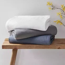 Blue Lightweight King Blanket