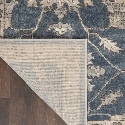 Blue Lush Vines Area Rug, 4x6