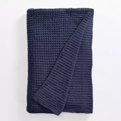 Blue Luxury Knit Throw