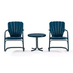 Blue Madison 3-pc. Chat Set