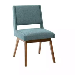 Blue Mid-Century Modern Dining Chairs, Set of 2