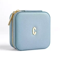 Blue Monogram C Travel Jewelry Box