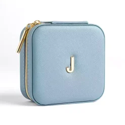 Blue Monogram J Travel Jewelry Box