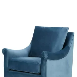 Blue Mora Swivel Accent Chair