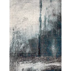 Blue Nora Abstract Area Rug, 5x8