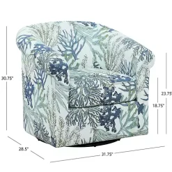 Blue Ocean Bonnie Swivel Accent Chair