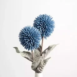 Blue Ombre Thistle Flower Stem