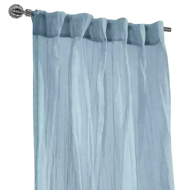 Blue Paloma Curtain Panel, 95 in.