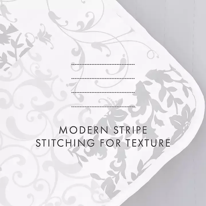 Blue Patchwork Reversible 3-pc. Queen Quilt Set