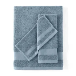 Blue 6-pc. Essential Cotton Bath Towels